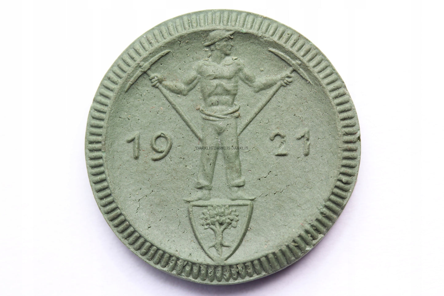 MARKA WALDENBURG WAŁBRZYCH 1921 - GÓRNIK CERAMIKA