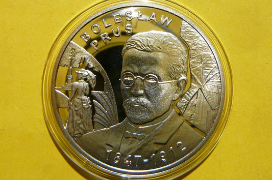 10 ZŁ POLSKA 2012 BOLESŁAW PRUS Ag +CERT darklis