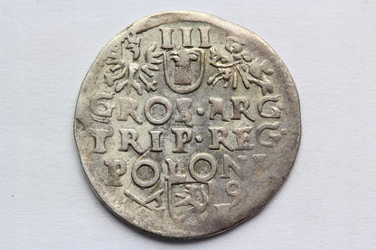 TROJAK POZNAŃ POLSKA 1590 -ZYGMUNT III WAZA ST.3+