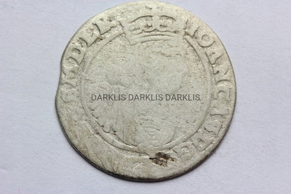 SZÓSTAK POLSKA 1663 AT - JAN II KAZIMIERZ -STAN 3-