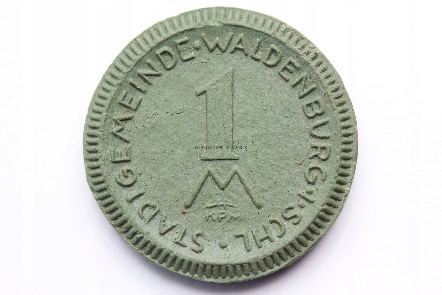 MARKA WALDENBURG WAŁBRZYCH 1921 - GÓRNIK CERAMIKA