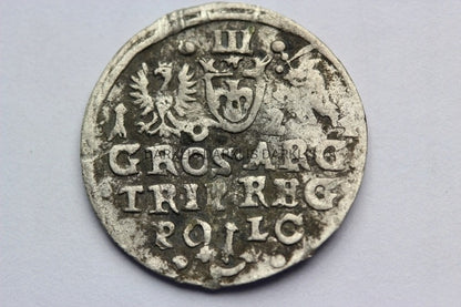 TROJAK BYDGOSZCZ POLSKA 1597 ZYGMUNT III WAZA ST3+