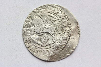 GROSZ WILNO POLSKA 1626 -ZYGMUNT III WAZA STAN 2+