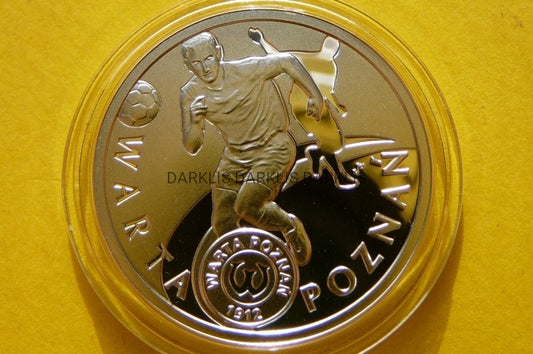 5 ZŁOTYCH POLSKA 2013 HERB WARTA POZNAŃ SREBRO 925