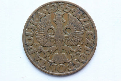 5 GROSZY RZECZPOSPOLITA POLSKA 1935 SUPER STAN !!