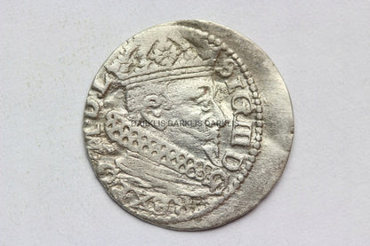 GROSZ WILNO POLSKA 1626 -ZYGMUNT III WAZA STAN 2+