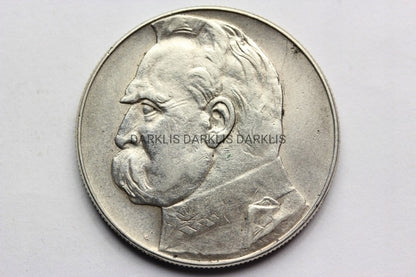 10 ZŁOTYCH POLSKA 1936 JÓZEF PIŁSUDSKI -SUPER STAN