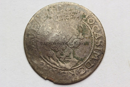 SZÓSTAK KORONNY 1662 AT - JAN II KAZIMIERZ STAN 3-