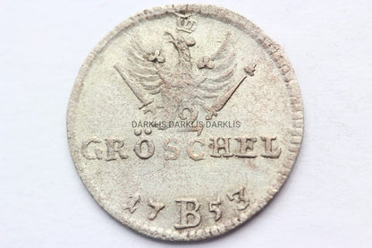 2 GROSCHEL ŚLĄSK WROCŁAW 1753 FRYDERYK II