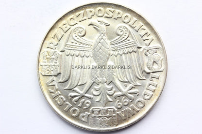 100 ZŁ POLSKA 1966 MIESZKO i DĄBRÓWKA - Ag - PRÓBA