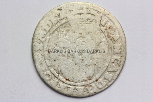 SZÓSTAK POLSKA 1665 AT - JAN II KAZIMIERZ -ST.3-