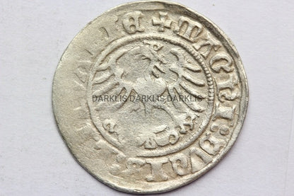 PÓŁGROSZ WILNO POLSKA 1510 - ZYGMUNT I STARY ST 3+