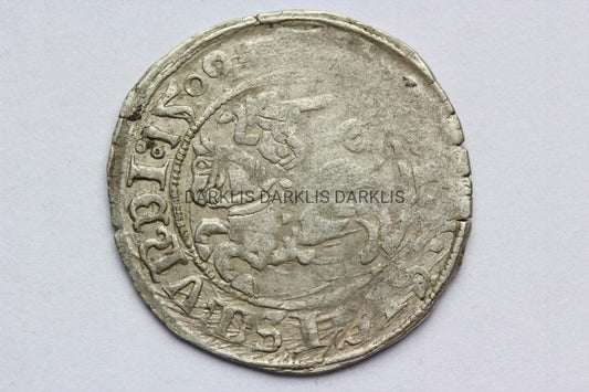 PÓŁGROSZ WILNO POLSKA 1509 ZYGMUNT I STARY STAN 3+